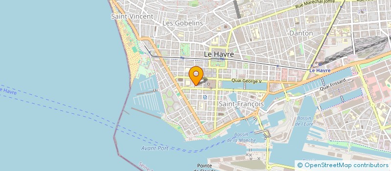 localisation de l'entreprise BOUCHERIE MAILLARD à LE HAVRE