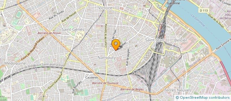 localisation de l'entreprise BOUCHERIE MALBEC  BORDEAUX