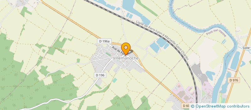 localisation de l'entreprise BOUCHERIE MANOCHONNE à VILLEMANOCHE