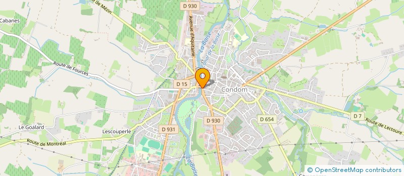 localisation de l'entreprise BOUCHERIE MARHABA  CONDOM