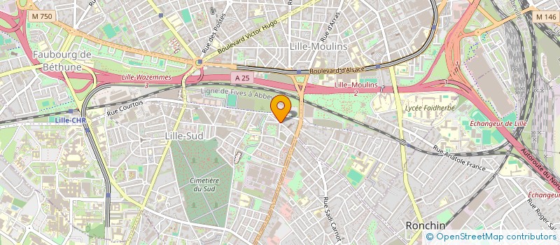 localisation de l'entreprise BOUCHERIE MARJANE à LILLE