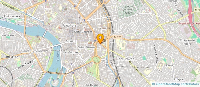 localisation de l'entreprise BOUCHERIE MARTIAL  TOULOUSE