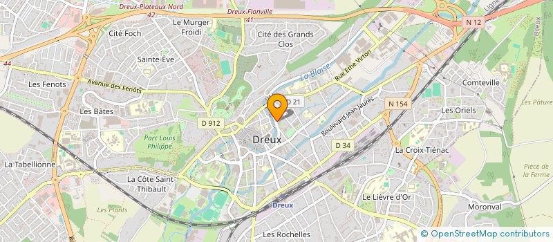 localisation de l'entreprise BOUCHERIE MARTIN SR à DREUX