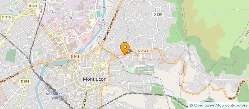 localisation de l'entreprise BOUCHERIE MASSON à MONTLUCON