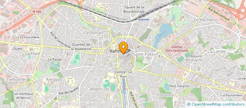 localisation de l'entreprise BOUCHERIE MAUDET à VANNES