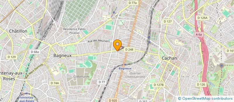 localisation de l'entreprise BOUCHERIE MAZ à BAGNEUX