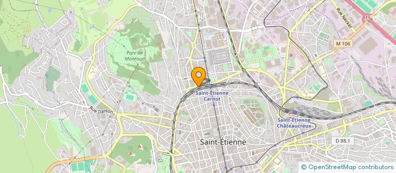 localisation de l'entreprise BOUCHERIE MEKNES  SAINT-ETIENNE