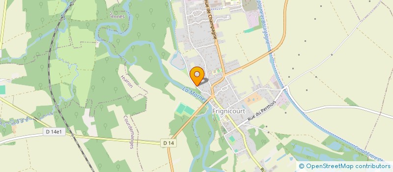 localisation de l'entreprise BOUCHERIE MENUEL  FRIGNICOURT