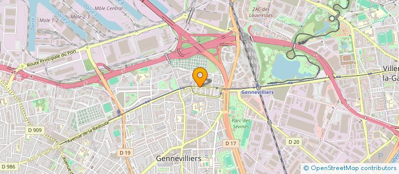 localisation de l'entreprise BOUCHERIE MEVLANA à GENNEVILLIERS