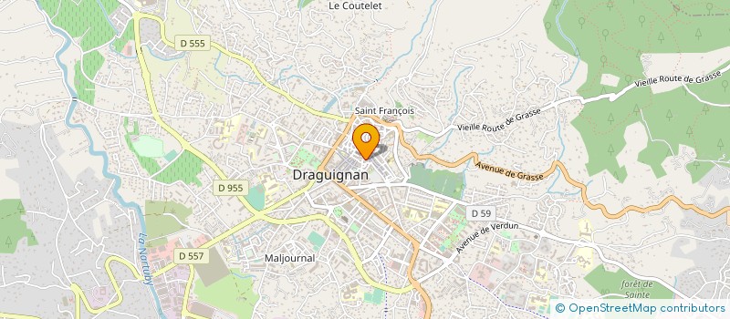 localisation de l'entreprise BOUCHERIE MICHEL FRERES à DRAGUIGNAN