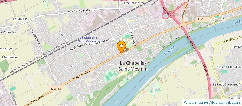 localisation de l'entreprise BOUCHERIE MICKAEL NOURRISSON à LA CHAPELLE-SAINT-MESMIN