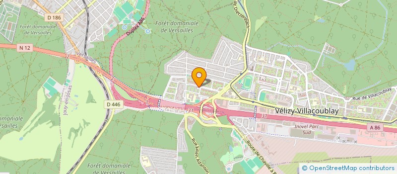 localisation de l'entreprise BOUCHERIE MONNIER FRERES  VELIZY-VILLACOUBLAY