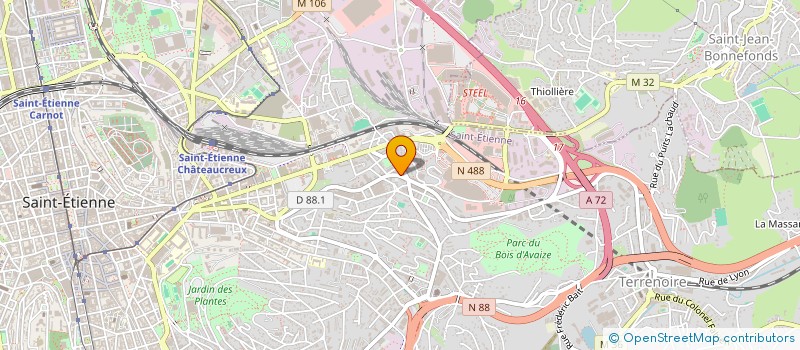 localisation de l'entreprise BOUCHERIE MOSNIER à SAINT-ETIENNE