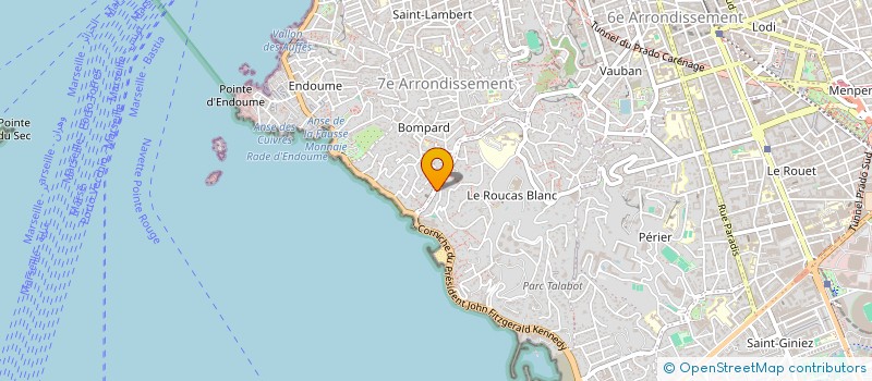 localisation de l'entreprise BOUCHERIE MOULIN  MARSEILLE