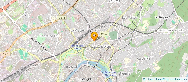 localisation de l'entreprise BOUCHERIE MUSULMANE  BESANCON