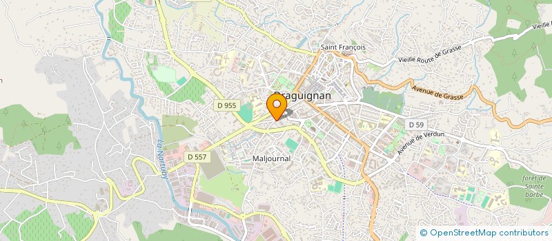 localisation de l'entreprise BOUCHERIE NOTRE DAME  DRAGUIGNAN