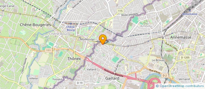 localisation de l'entreprise BOUCHERIE NOUR  GAILLARD