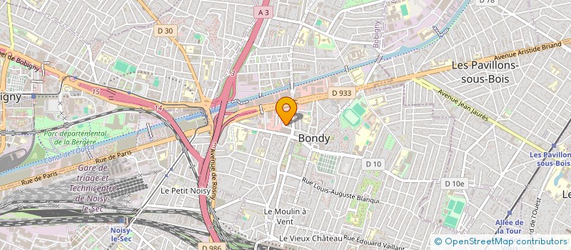 localisation de l'entreprise BOUCHERIE NOUVELLE  BONDY