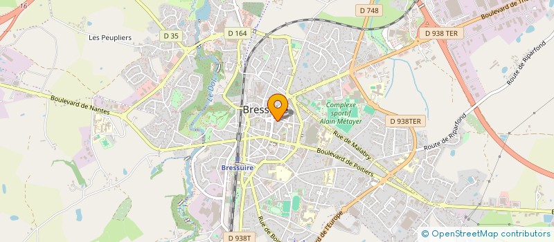 localisation de l'entreprise BOUCHERIE OASIS  BRESSUIRE