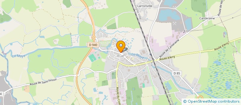 localisation de l'entreprise BOUCHERIE OB  RUE