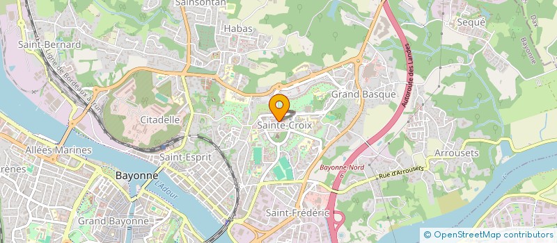 localisation de l'entreprise BOUCHERIE OBAIT  BAYONNE