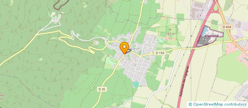 localisation de l'entreprise BOUCHERIE OPPERMANN ET FILS  KINTZHEIM