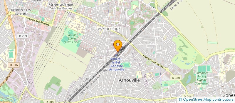 localisation de l'entreprise BOUCHERIE ORIENTALE  ARNOUVILLE