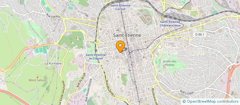 localisation de l'entreprise BOUCHERIE ORIENTALE à SAINT-ETIENNE
