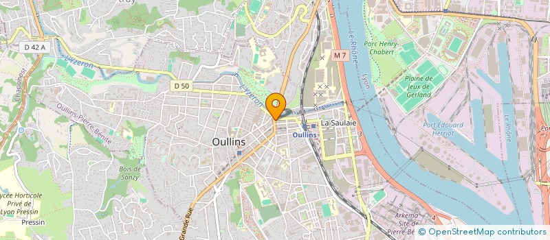 localisation de l'entreprise BOUCHERIE OULD BACHIR  OULLINS-PIERRE-BENITE