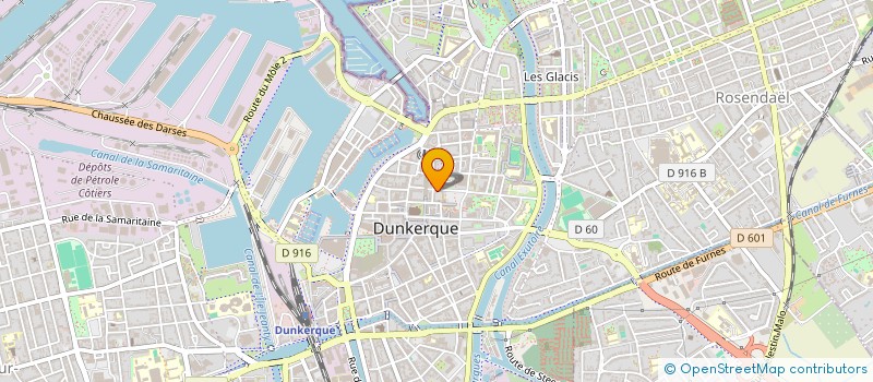 localisation de l'entreprise BOUCHERIE P.FERMAUT ET FILS à DUNKERQUE