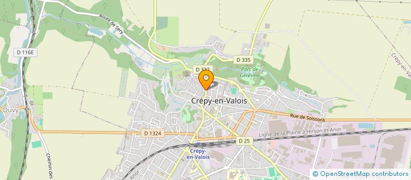 localisation de l'entreprise BOUCHERIE PARPAILLON à CREPY-EN-VALOIS