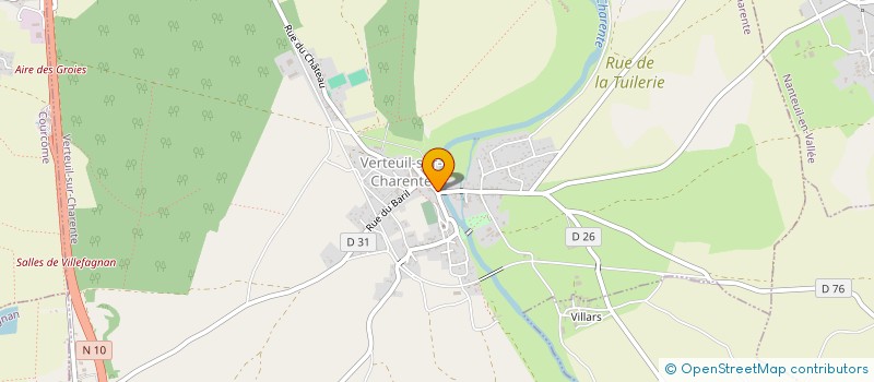 localisation de l'entreprise BOUCHERIE PHILIPPE MAINIER à VERTEUIL-SUR-CHARENTE