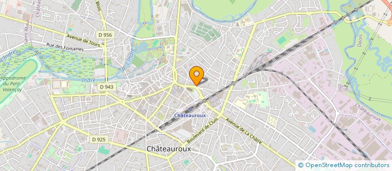 localisation de l'entreprise BOUCHERIE PINAUD à CHATEAUROUX