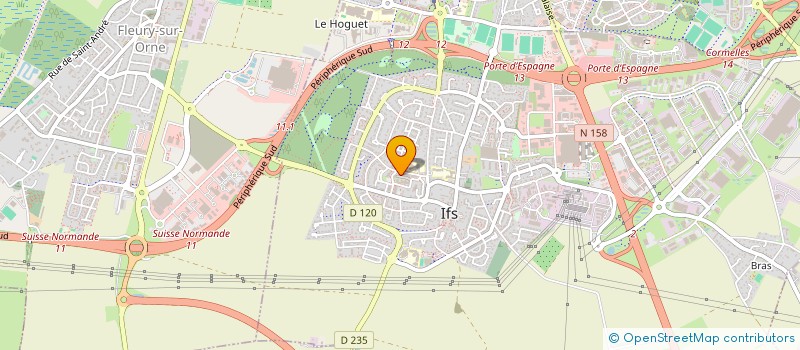 localisation de l'entreprise BOUCHERIE POIRRIER  IFS