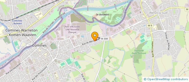 localisation de l'entreprise BOUCHERIE POLLET à COMINES