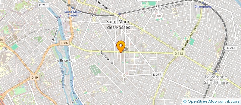 localisation de l'entreprise BOUCHERIE PREVOST à SAINT-MAUR-DES-FOSSES