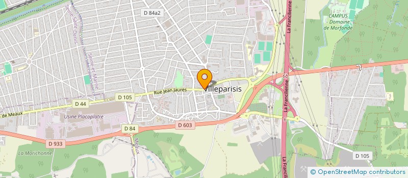 localisation de l'entreprise BOUCHERIE QUATRE ETOILES  VILLEPARISIS