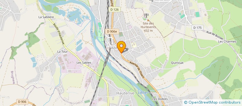 localisation de l'entreprise BOUCHERIE RABOUTEAU  ABREST