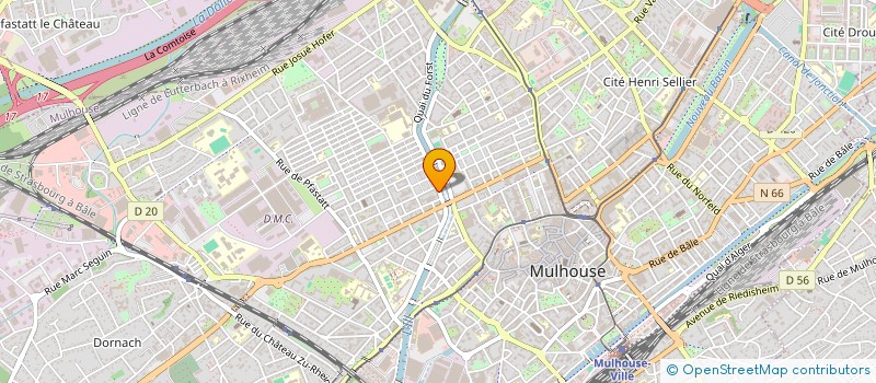 localisation de l'entreprise BOUCHERIE RAHMA  MULHOUSE