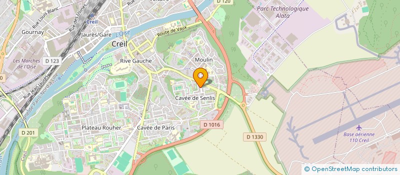 localisation de l'entreprise BOUCHERIE RAHMA à CREIL
