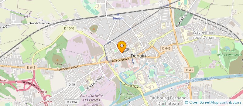 localisation de l'entreprise BOUCHERIE RAHMAN  DENAIN