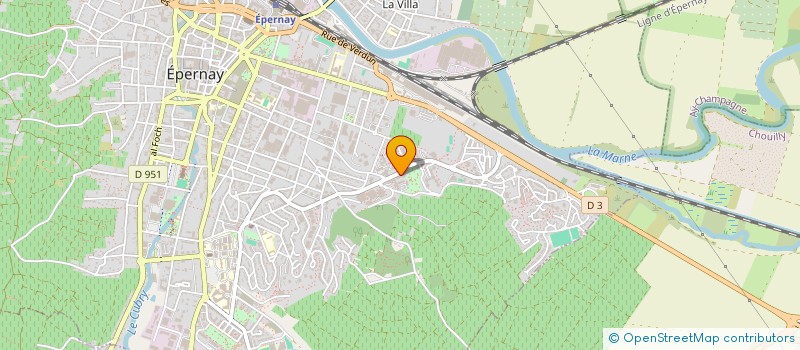 localisation de l'entreprise BOUCHERIE REGAL  EPERNAY