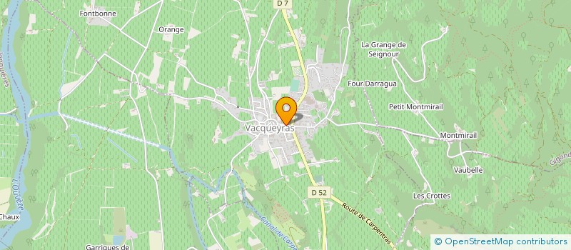 localisation de l'entreprise BOUCHERIE REYNAUD  VACQUEYRAS