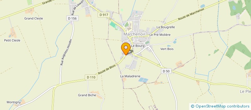 localisation de l'entreprise BOUCHERIE RICHARDEAU  MARCHENOIR