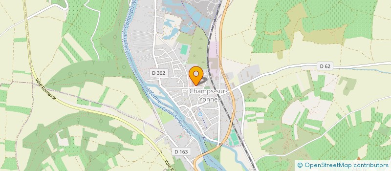 localisation de l'entreprise BOUCHERIE RIOTTE  CHAMPS-SUR-YONNE