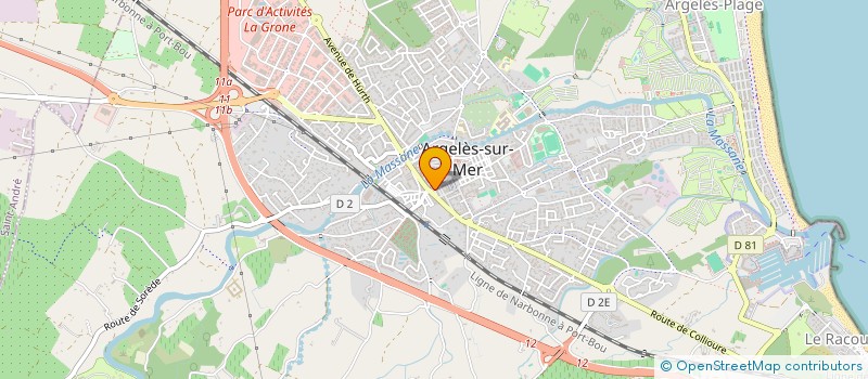 localisation de l'entreprise BOUCHERIE ROBERT  ARGELES-SUR-MER