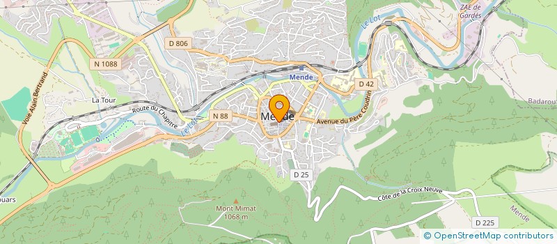 localisation de l'entreprise BOUCHERIE ROBERT ''CHEZ NICO''  MENDE