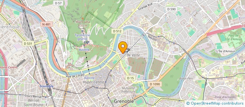 localisation de l'entreprise BOUCHERIE ROCHAS à GRENOBLE