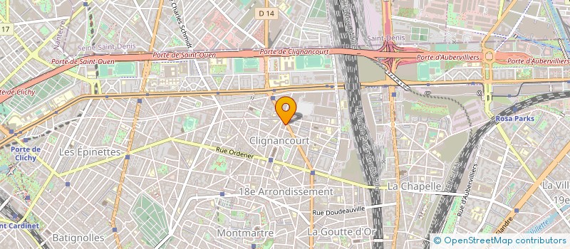 localisation de l'entreprise BOUCHERIE ROFFIN à PARIS