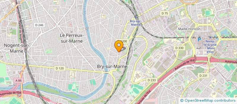 localisation de l'entreprise BOUCHERIE ROUILLARD  BRY-SUR-MARNE